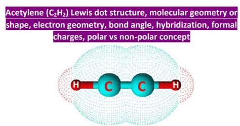 electron dot structure of c2h2|C2H2 lewis structure, molecular geometry, bond angle, hybridization.